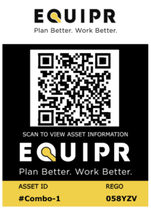 QR Asset Label